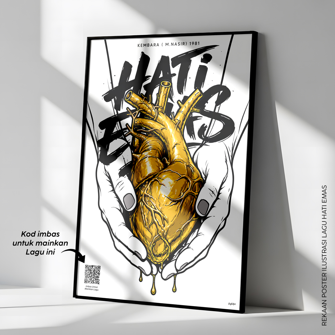 (Printable PDF) Poster Hati Emas