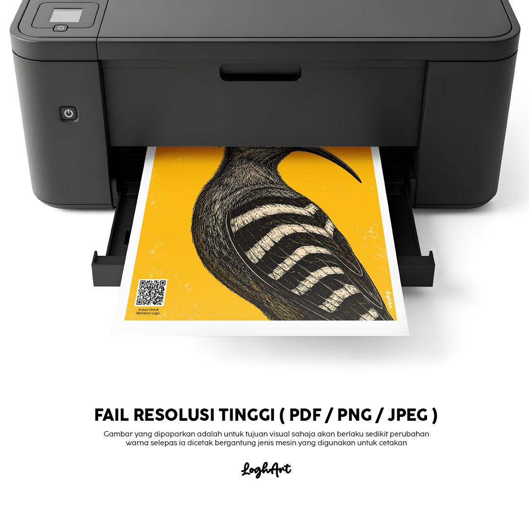 (Printable PDF) Poster Tanya Sama Hud-Hud - Image 2